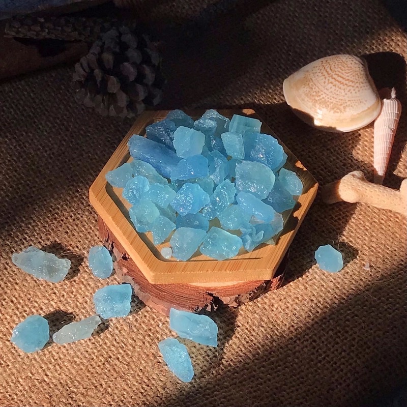 Đá Aquamarine Brazil thô chất lượng cao sưu tầm, làm handmade, reiki, thanh tẩy tarot,...