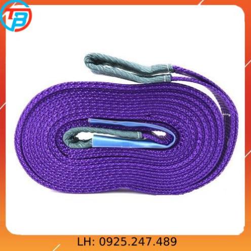 Dây cáp vải cẩu hàng 1 Tấn - bản 25mm - Hệ số 5:1 -  4 Mét CÁP THÉP Thái Bình VinàN
