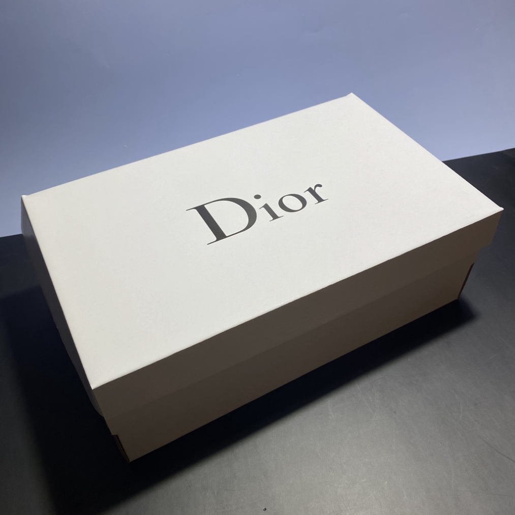 [Ảnh+Video thật] [COMBO] Hộp Giấy Carton đựng giày dép, Hộp mũ Christian Dior + Bill thẻ + Giấy gói Nhật xịn chuẩn Fullb