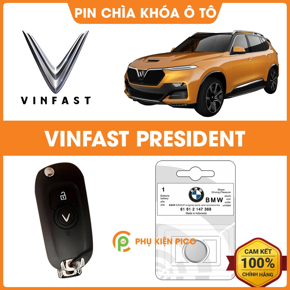 Pin chìa khóa ô tô Vinfast President chính hãng sản xuất theo công nghệ Nhật Bản – Pin chìa khóa Vinfast President