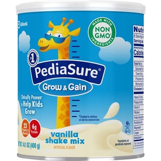 Sữa bột dinh dưỡng PediaSure Grow & Gain hương Vani 400gr
