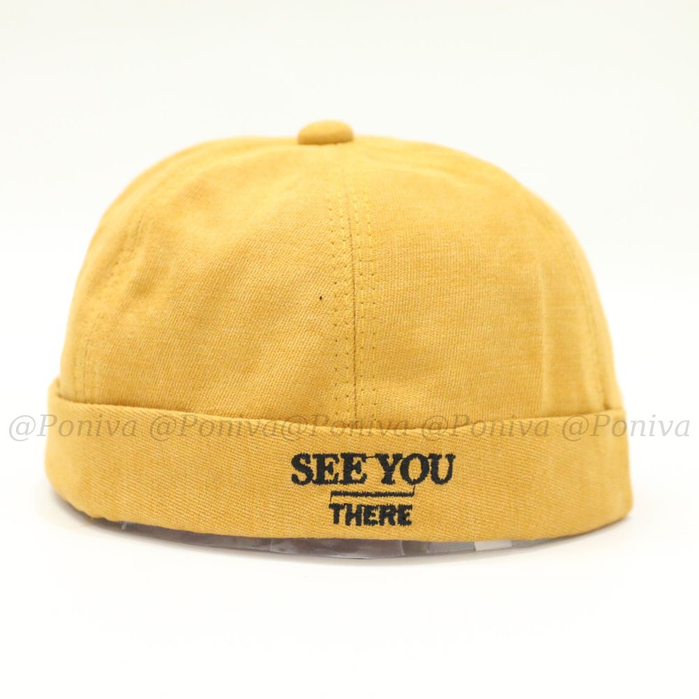 Nón Beanie vành tròn ❤️ Mũ tròn SEE YOU phong cách Retro Hàn Quốc form Unisex nam nữ Thời trang PONIVA siêu hot