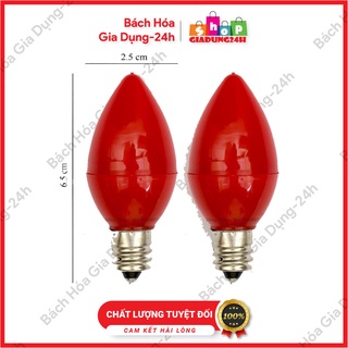 Vỉ 2 quả bóng đèn led trang trí, bóng quả nhót Okas sopoka-GIADUNG24H