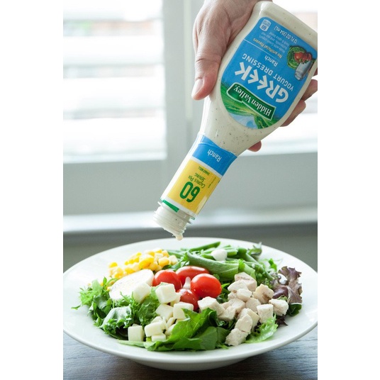 Sốt Salad HIDDEN VALLEY THE ORIGINAL RANCH vị sữa chua Hy Lạp (eat clean, ăn kiêng)