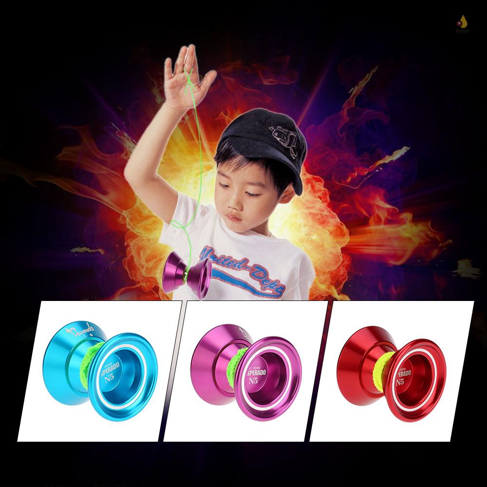 Con Quay Yoyo N5 8 Bi Bằng Hợp Kim Nhôm Có Dây Quay Chuyên Nghiệp Cho Trẻ Em