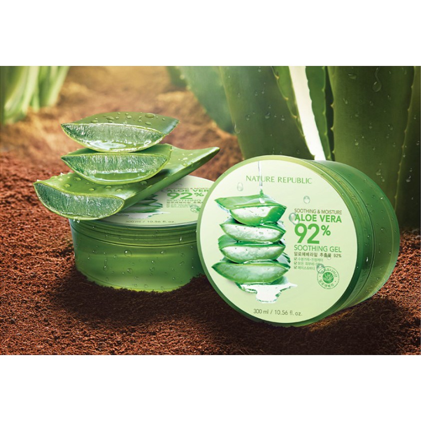 Sẵn -Gel Lô hội Soothing & Moisture Aloe Vera Nature Republic- Skinhouse