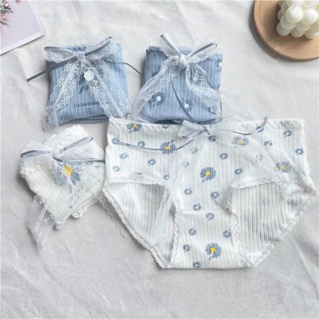 [Mã 12FASHIONSALE1 giảm 10K đơn 50K] Quần lót nữ, quần lót cotton hoa cúc dễ thương siêu hot QC97 | BigBuy360 - bigbuy360.vn