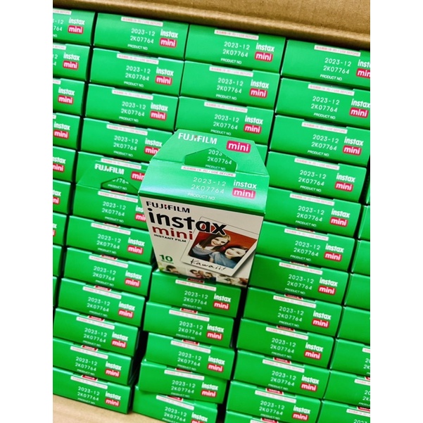 Fujifilm Instax Mini Film pack 10 tấm Date 2022 Giấy in dành cho máy ảnh Fujifilm Instax mini và máy Leica sofort