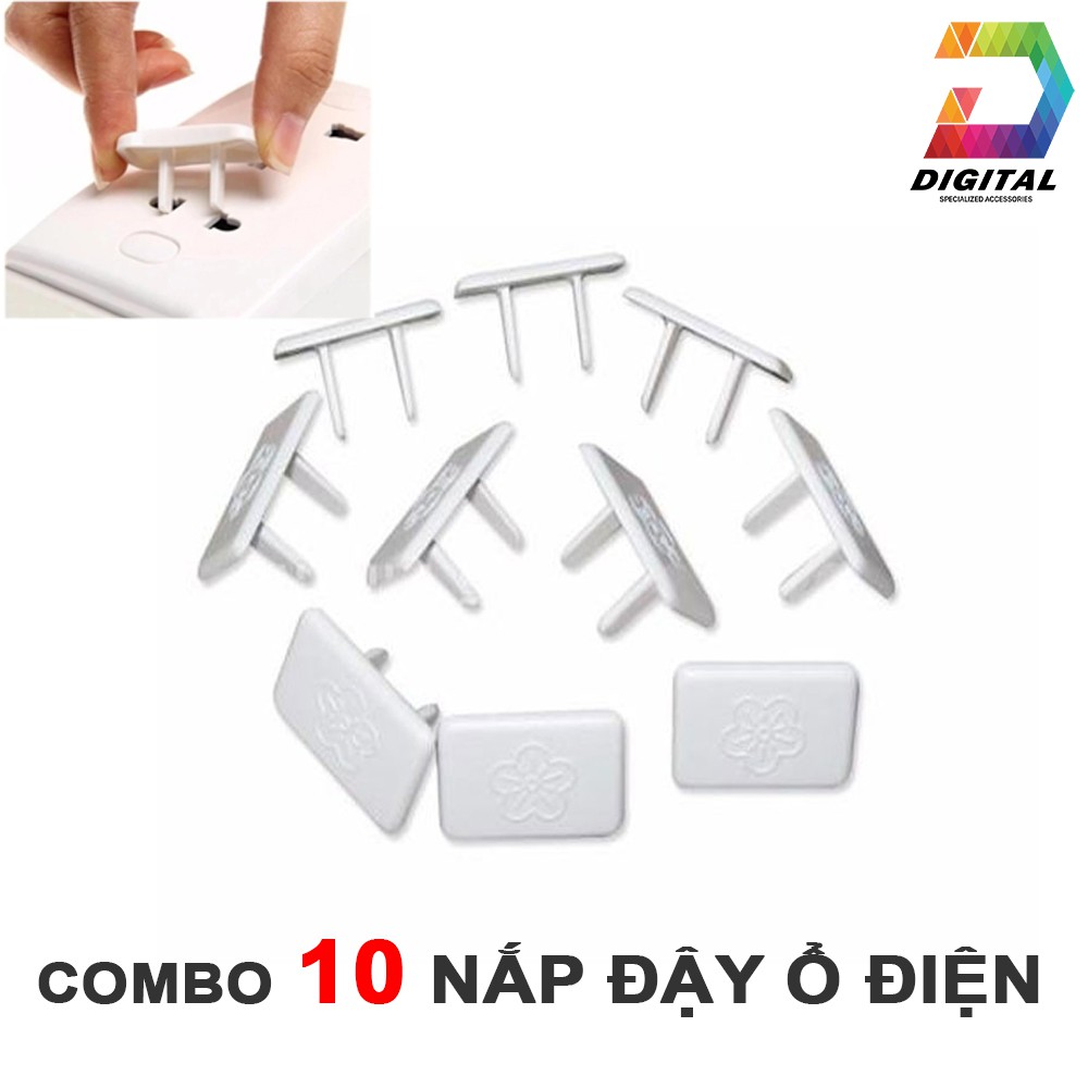 Combo 10 Nắp Đậy Ổ Điện An Toàn