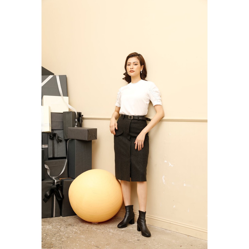 DIDO - Chân Váy Dạ Túi Một Bên Nữ | BigBuy360 - bigbuy360.vn