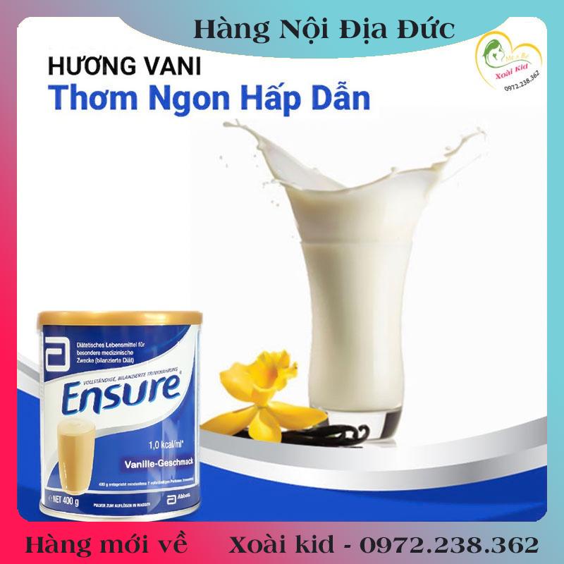 Sữa Ensure của Đức 400g Date mới- Nội địa Đức Đủ Bill