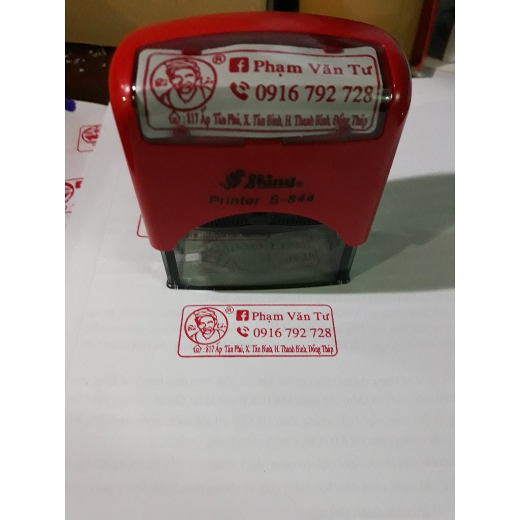 KHẮC CON DẤU CHO CỬA HÀNG, CÔNG TY - SHINY S844