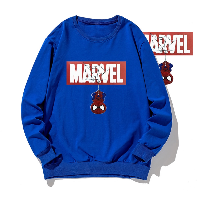 Áo hoodie tay dài in hình người nhện phong cách Hàn Quốc | BigBuy360 - bigbuy360.vn