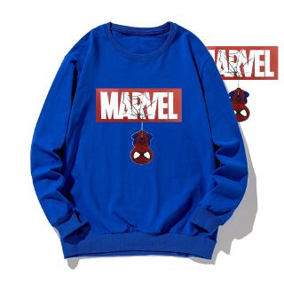 Áo hoodie tay dài in hình người nhện phong cách Hàn Quốc