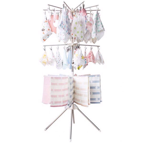 Cây phơi quần áo đứng Pier 3 tầng inox