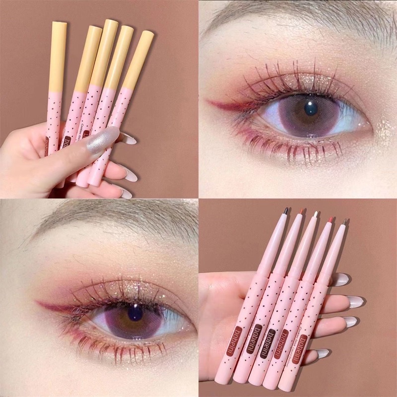❤️Chì kẻ mắt sáp FAICCIA xoay 360 độ dễ kẻ nhiều màu sắc phong phú chống nước lâu trôi thiết kế nhỏ gọn -KMSFAI00