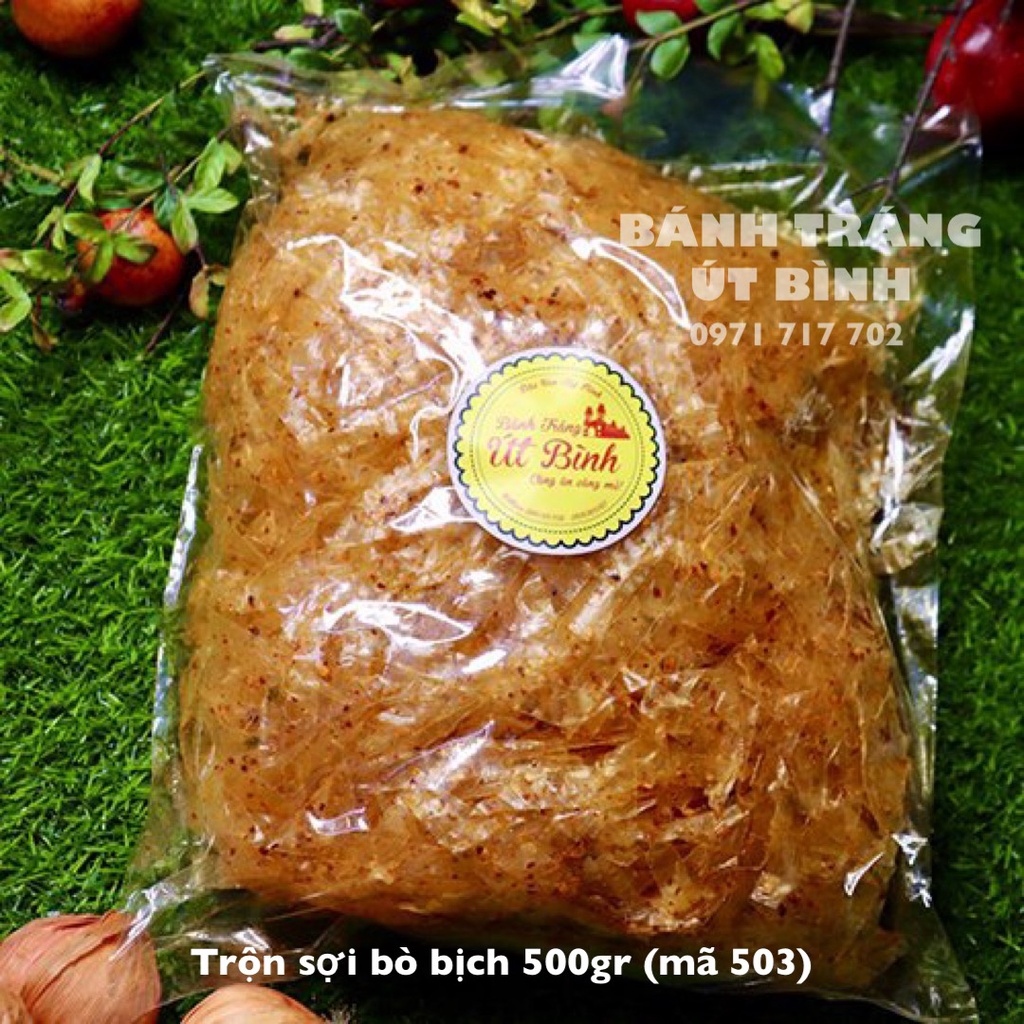 500gr Bánh Tráng Trộn Sợi Bò Út Bình