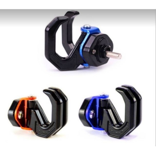 Móc treo đôi ốc sên - Chất liệu nhôm CNC gắn được xe máy, xe điện