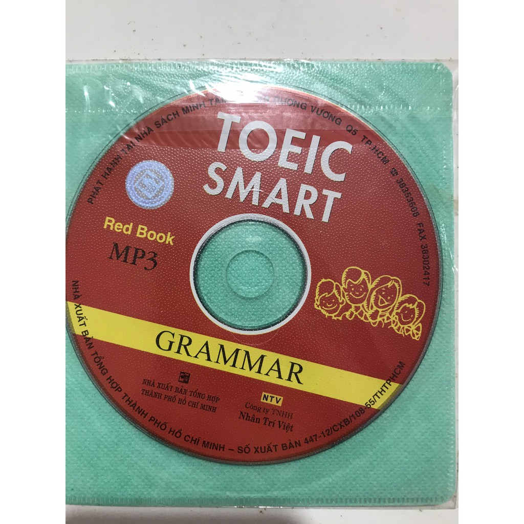 Sách-Toeic Smart - Red Book Grammar (Kèm CD)