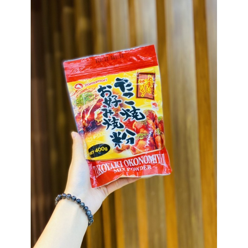 Bột làm bánh Takoyaki Okonomiyaki Mix powder 400g Nhật Bản