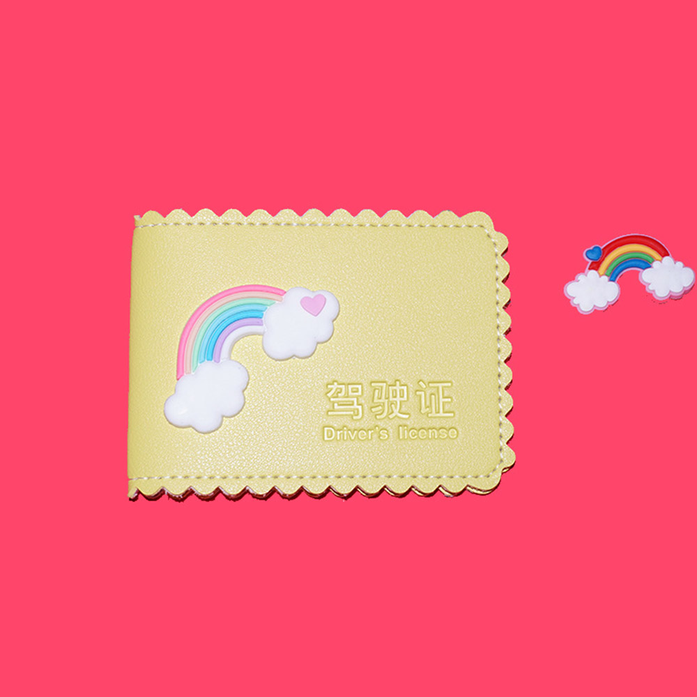🍊YANN🍊 Colorful Patch Glues DIY Accessories PVC Stickers Rainbow Patch Scrapbook Decoration Cartoon Art Craft Handmade Phone Case Decor Silicone Glue