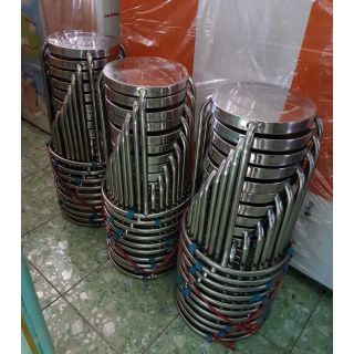 Ghế đôn mặt inox 304 combo 10 cái