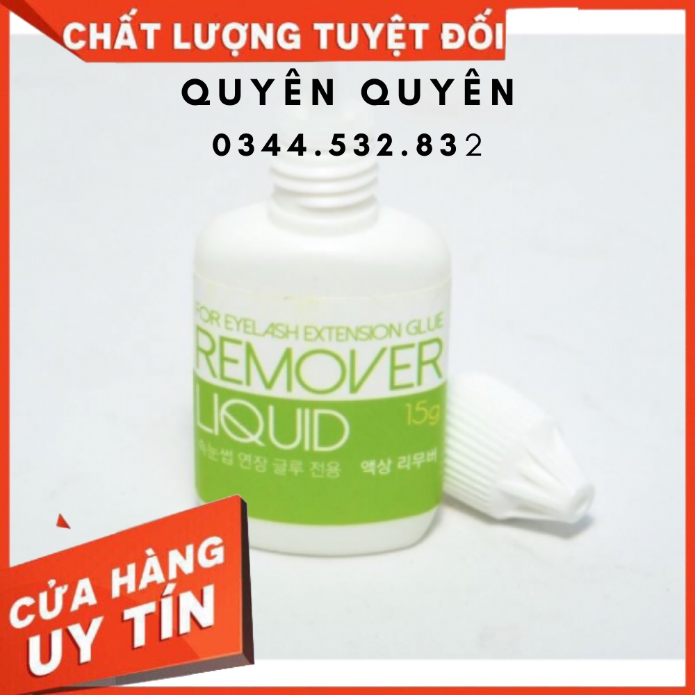 Khử dầu trên mi remover liquid -dụng cụ nối mi - QUYÊN QUYÊN