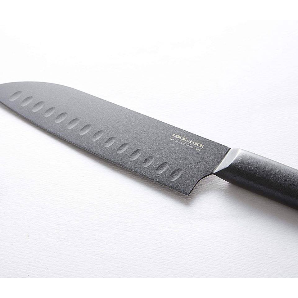 Dao nhà bếp Lock&amp;Lock Santoku Knife CKK312 dài 300mm, bằng thép không gỉ - Hàng chính hãng - JoyMall