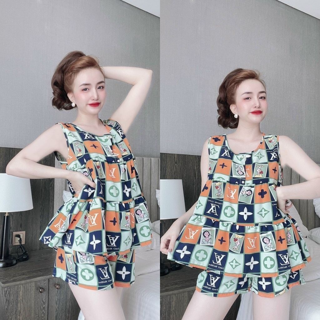 Đồ ngủ nữ❣️FREE SHIP❣️Đồ ngủ sexy lụa Satin cao cấp mềm mại xinh xắn &lt; 60kg