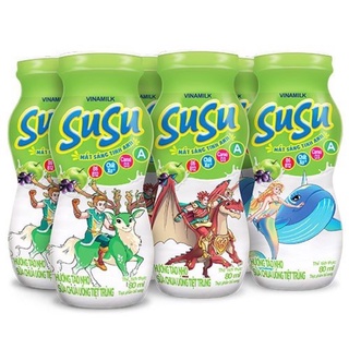 Sữa chua uống susu iq hương táo nho