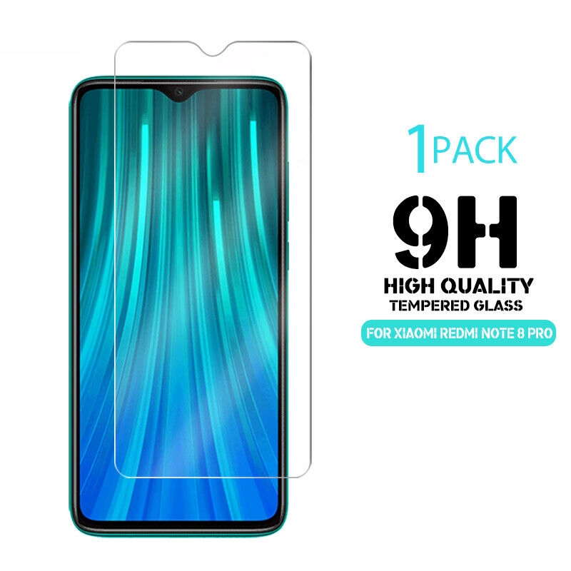 Kính cường lực dán bảo vệ full mặt trước màn hình độ cứng 9H cho Xiaomi Redmi Note 8 8 Pro