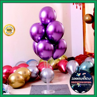[Giá rẻ nhất] Combo 10 bóng tròn siêu nhũ mạ Chrome 12"