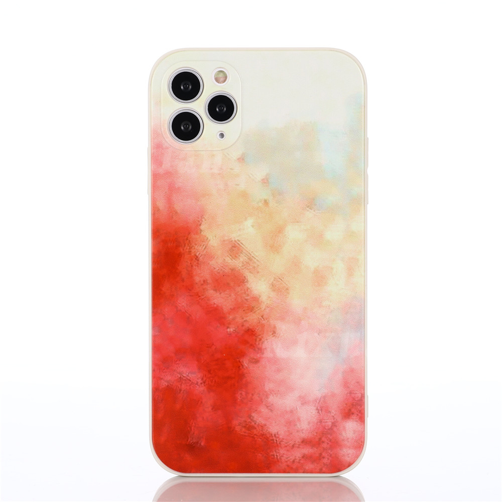 Ốp điện thoại silicon mềm họa tiết màu nước thích hợp cho iPhone 12 11 Pro Max 6 6S 7 8 Plus XR