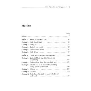 MBA Trong Tầm Tay - Tổng Quan