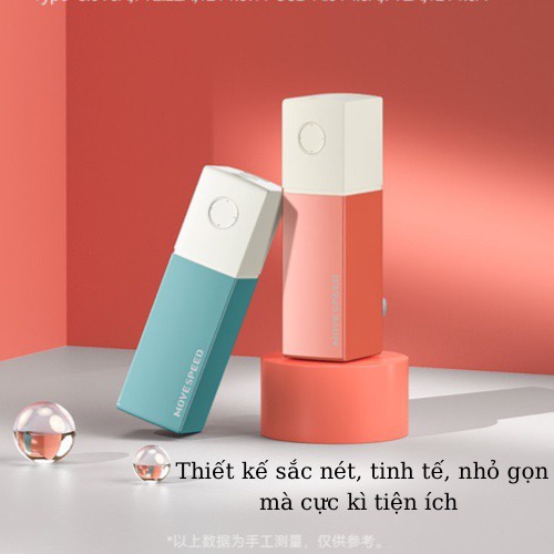Sạc dự phòng Movespeed 5000mah 2 cổng kết nối