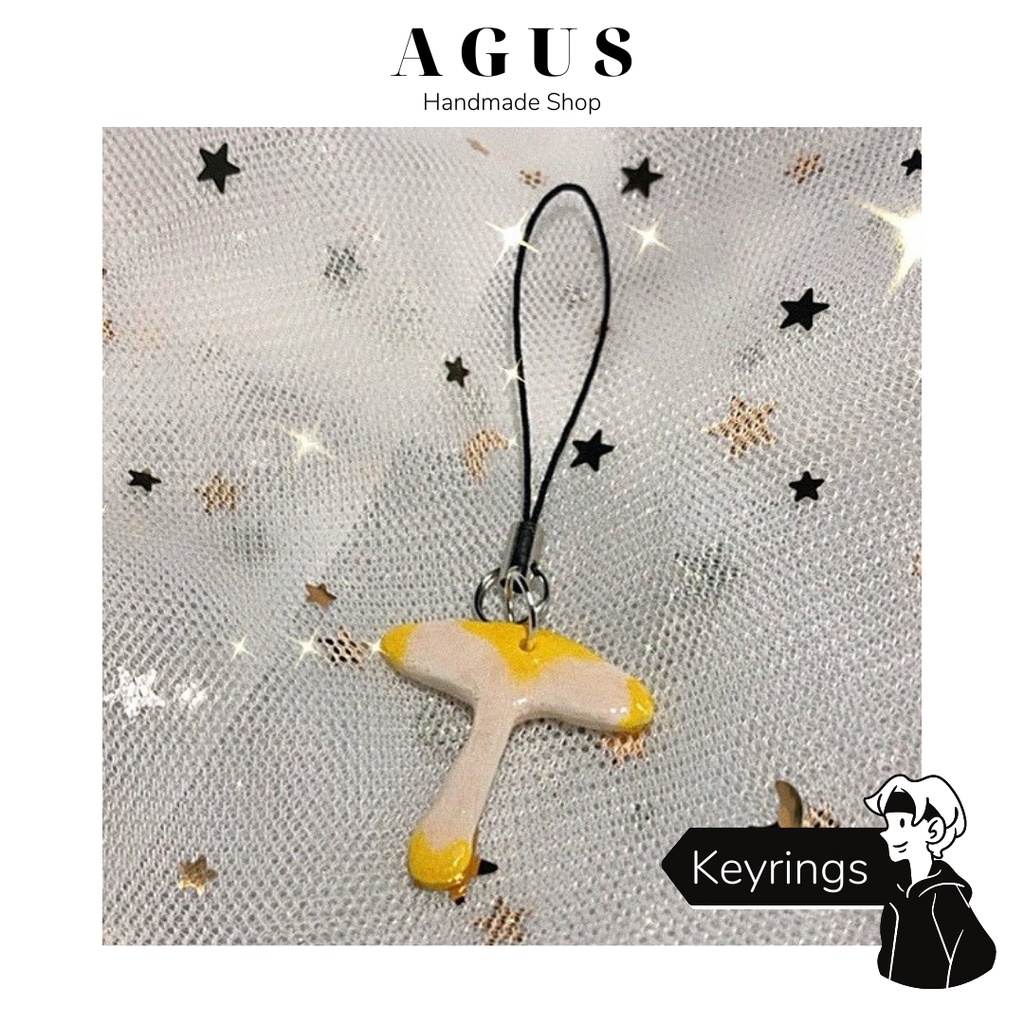 Móc khóa sky children of the light handmade làm từ đất sét/ Clay keyrings manta