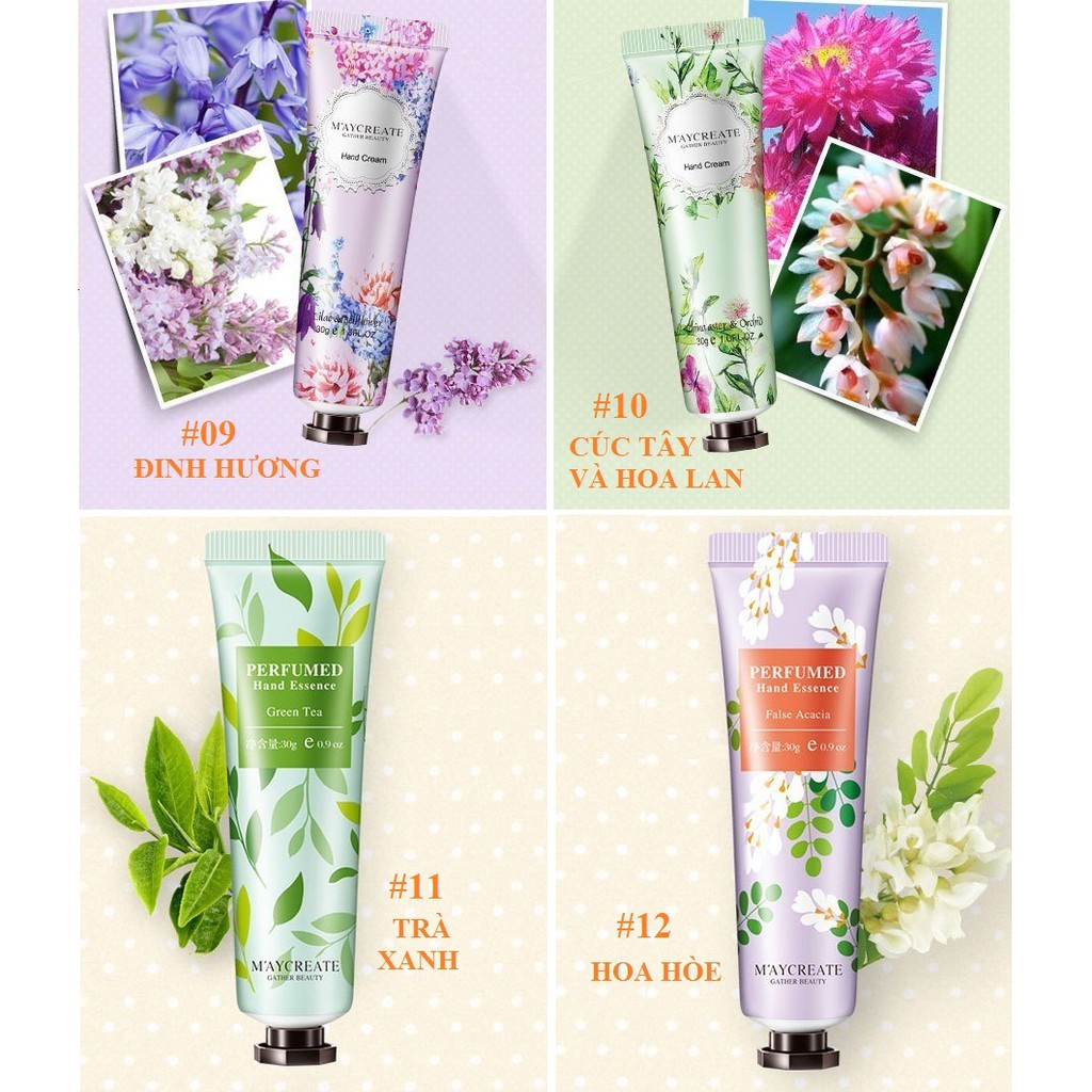 Kem dưỡng da tay FREESHIP Kem tay nội địa Trung, dưỡng ẩm da, trắng da mờ rạn da, 30gr