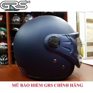 💞𝑭𝒓𝒆𝒆𝒔𝒉𝒊𝒑💖 MŨ BẢO HIỂM 3/4 TRÙM TAI GRS CHÍNH HÃNG - A368 KÍNH