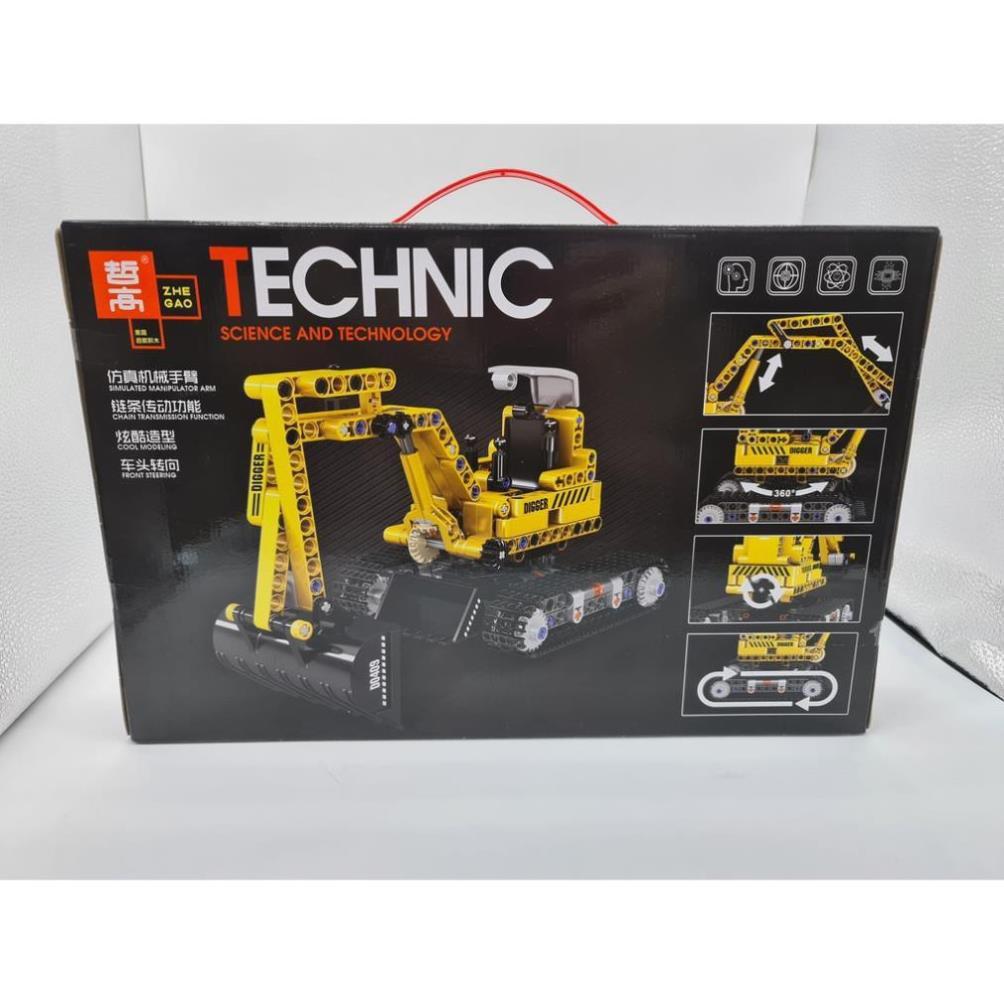 Lắp ráp Ghép Hình Xe Cẩu TECHNIC QL0409