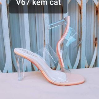 giày cao gót nữ big size gót 9 phân