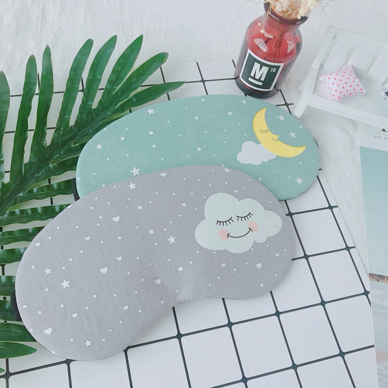 1 Mặt Nạ Mắt 3D Làm Mát Và Che Mắt Khi Ngủ