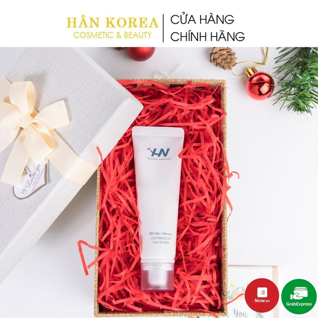 Kem chống nắng lợi khuẩn ngừa mụn, dưỡng trắng, SPF 50+ PA ++++ 50ml HÂN KOREA