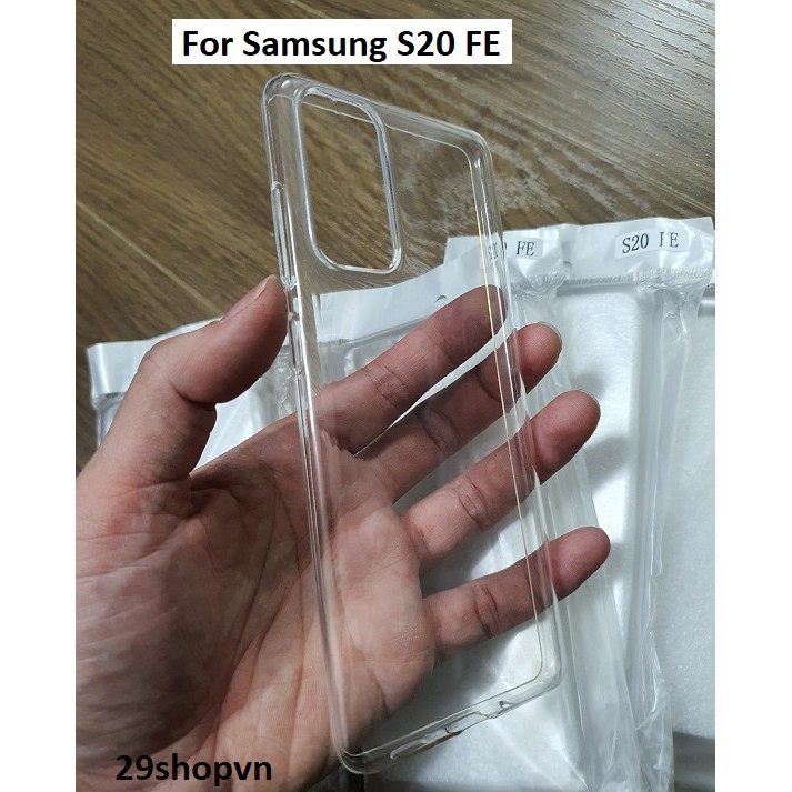 Ốp Samsung S20 FE / S20 FE 5G dẻo trong suốt (Loại đẹp)