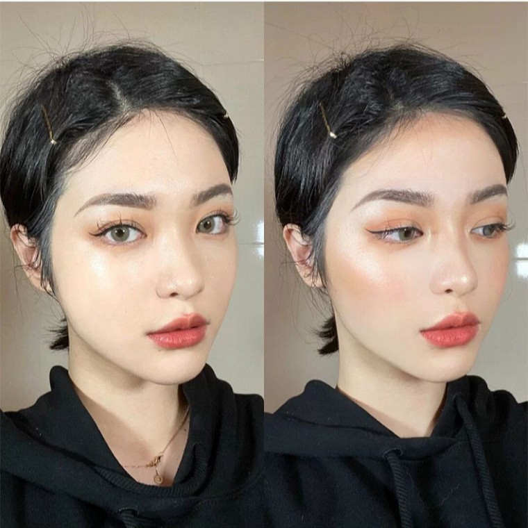 free ship Bảng Tạo Khối 4 Ô Kem + Phấn Lì Kết Hợp Nozo Contouring | BigBuy360 - bigbuy360.vn