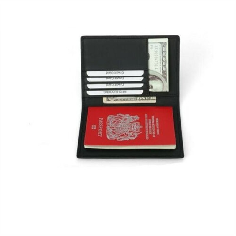 Travel RFID Blocking Passport Tickets ID Card Wallet Holder Boarding Card Wallet