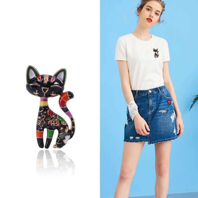 Ghim CàI ÁO HìNh Chú MèO HoạT HìNh Đa DạNg ThờI Trang Cho Nam Nữ