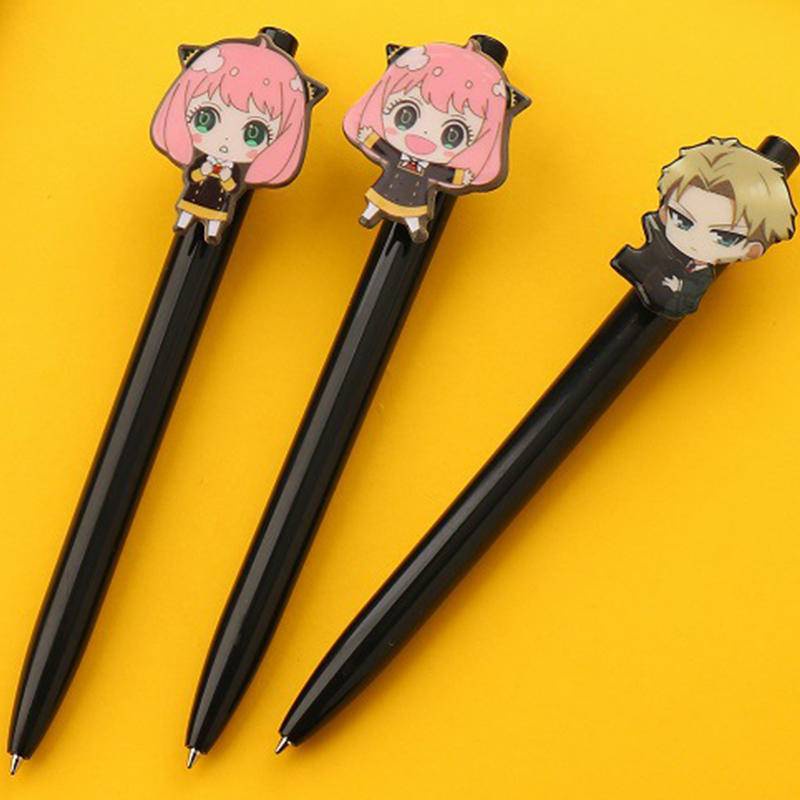Bút Bi Mực Đen 0.7mm Hình Nhân Vật Loid Forger Yor Forger