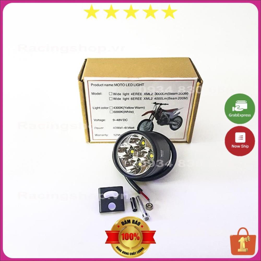 Đèn Trợ Sáng VNRACING Đèn Led Xe Máy L4 Dài  Siêu Sáng MẪU 2021 -  Ô TÔ , Xe Máy NPP ĐÈN LED