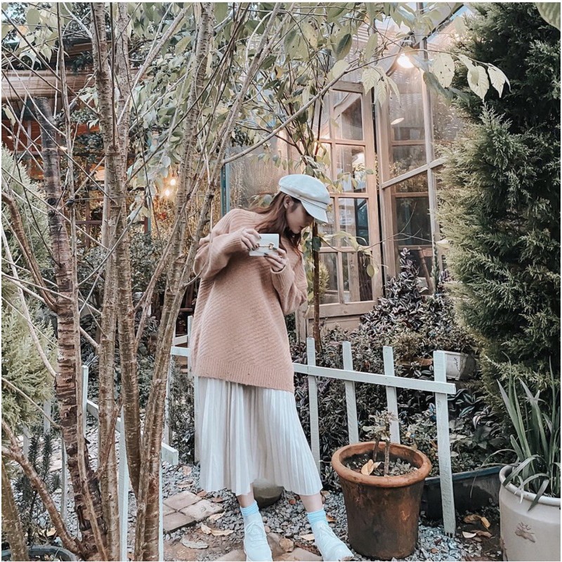 Chân váy amisu hàng auth màu kem và xanh | BigBuy360 - bigbuy360.vn