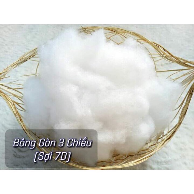 Bịch 200g bông gòn hơi cao cấp nhồi thú